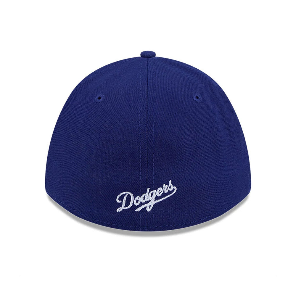 Pictured is this MLB LA Dodgers 39THIRTY M-Crown A-Frame Stretch Fit cap in dark blue. 5