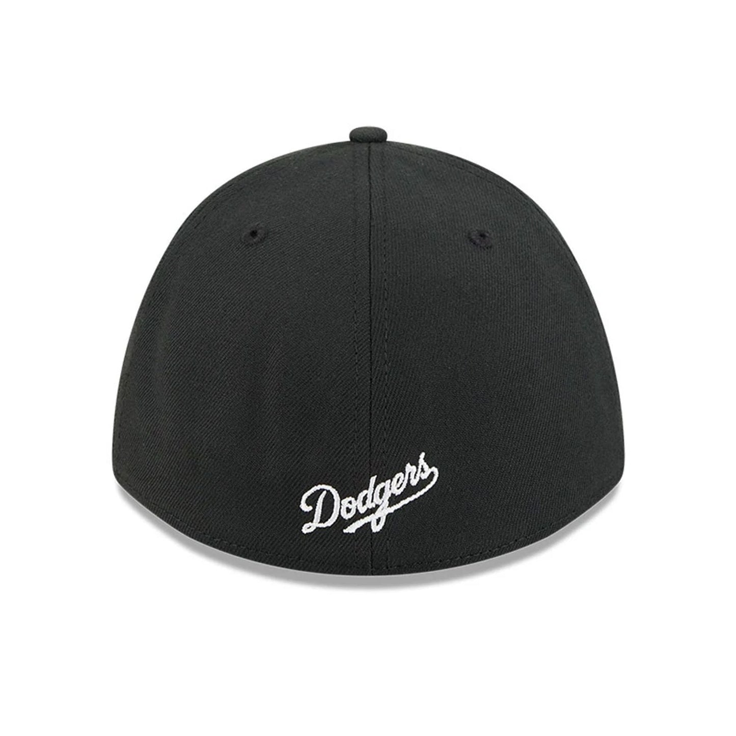Pictured is this MLB LA Dodgers 39THIRTY M-Crown Stretch Fit cap in black. 5