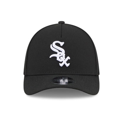Pictured is this MLB Chicago White Sox 39THIRTY M-Crown A-Frame Stretch Fit cap in black. 3