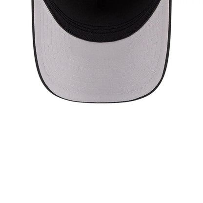 Pictured is this MLB Chicago White Sox 39THIRTY M-Crown A-Frame Stretch Fit cap in black. 2