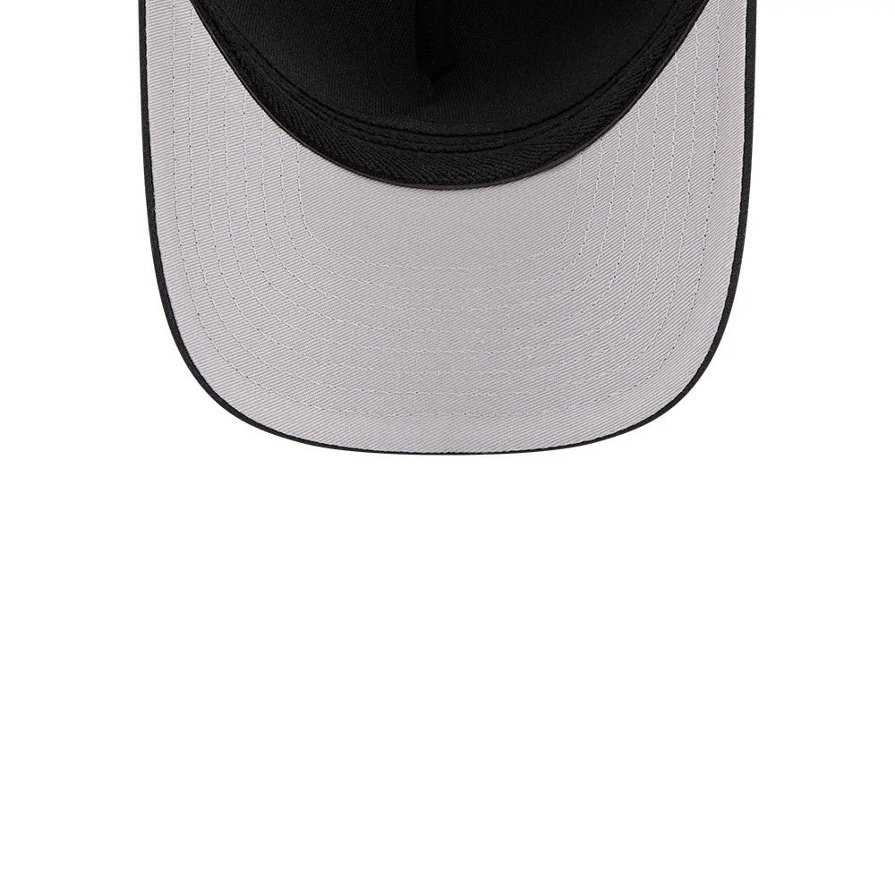Pictured is this MLB LA Dodgers 39THIRTY M-Crown A-Frame Stretch Fit cap in black. 2