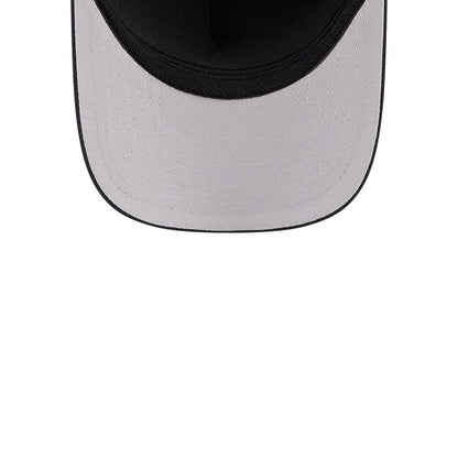 Pictured is this MLB Outline LA Dodgers 39THIRTY M-Crown A-Frame Stretch Fit cap in black. 7