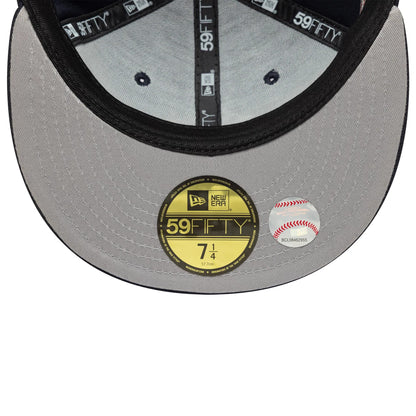 This is a New York Yankees MLB Cooperstown Floral Navy 59FIFTY Fitted Cap 2