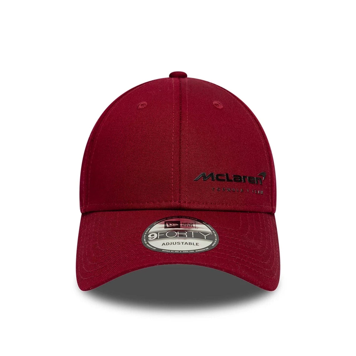 This is a McLaren Racing Essential Dark Red 9FORTY Adjustable Cap 2