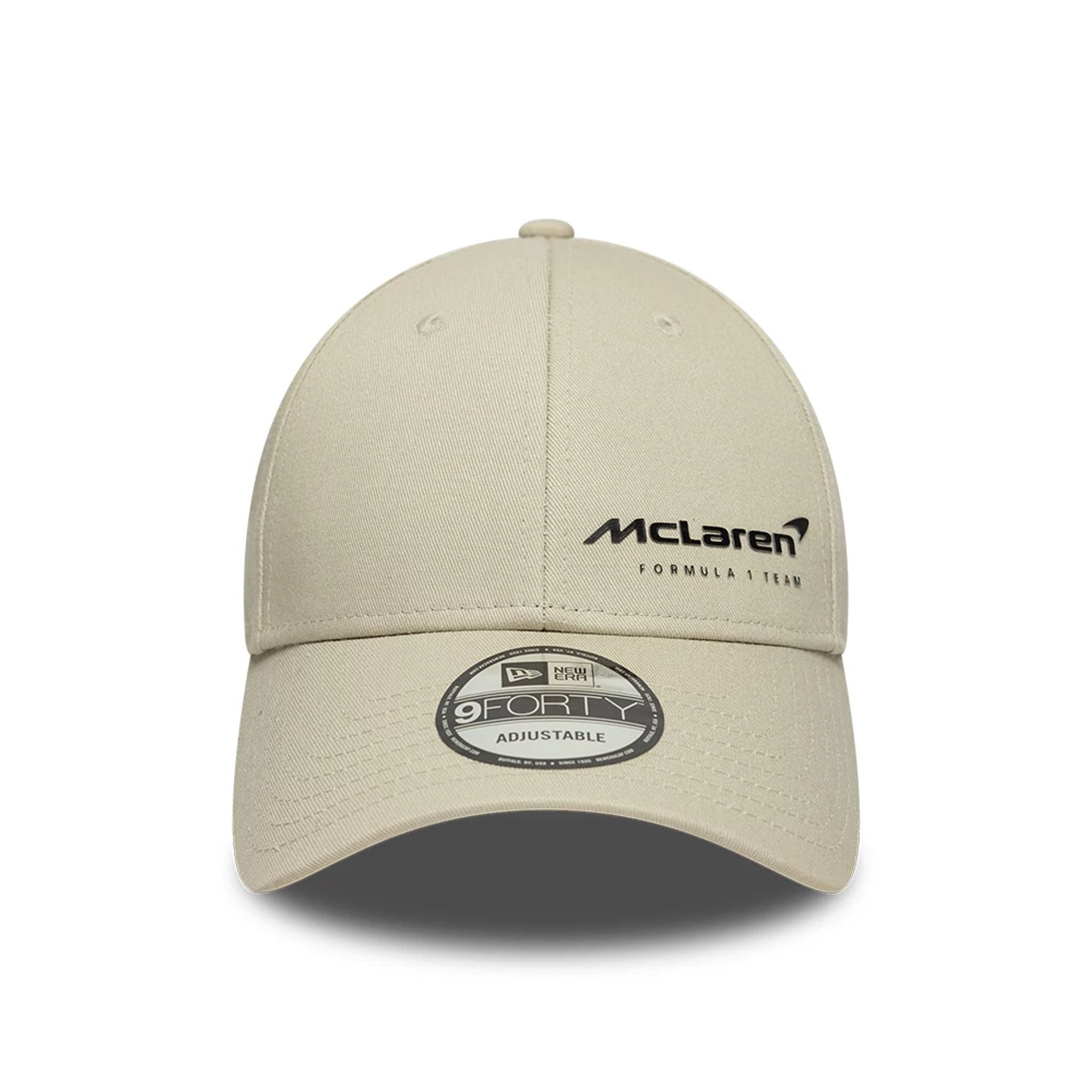 This is a McLaren Racing Essential Cream 9FORTY Adjustable Cap 2
