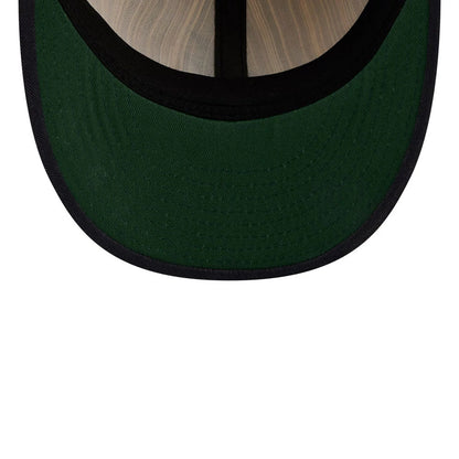 This is a Atlanta Braves MLB Americana Herringbone White Retro Crown 9FIFTY Adjustable Cap 2