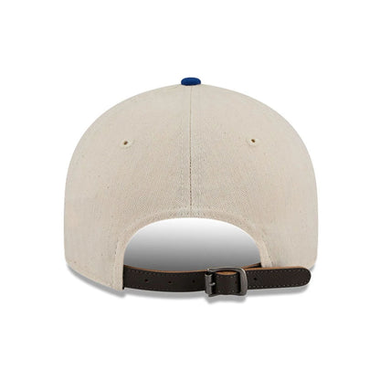 This is a New York Mets MLB Americana Herringbone White Retro Crown 9FIFTY Adjustable Cap 3