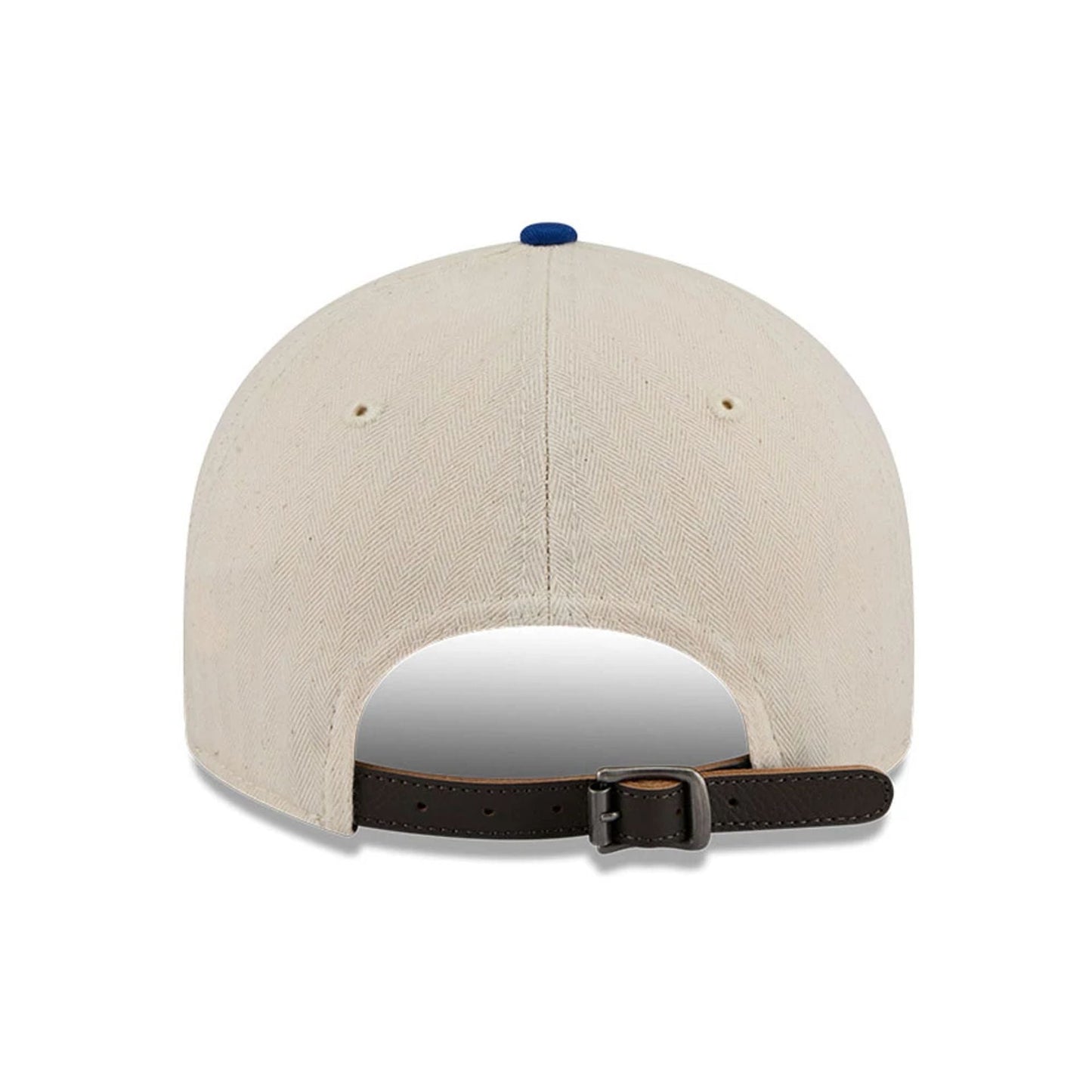 This is a New York Mets MLB Americana Herringbone White Retro Crown 9FIFTY Adjustable Cap 3