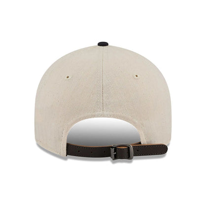 This is a New York Yankees MLB Americana Herringbone White Retro Crown 9FIFTY Adjustable Cap 3