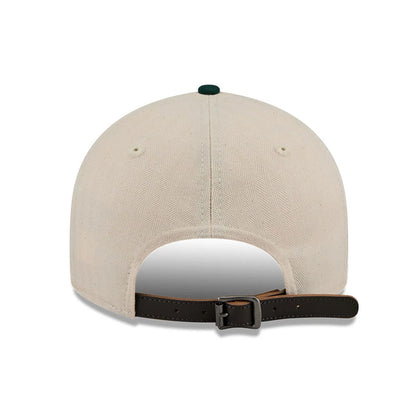 This is a Athletics MLB Americana Herringbone White Retro Crown 9FIFTY Adjustable Cap 2