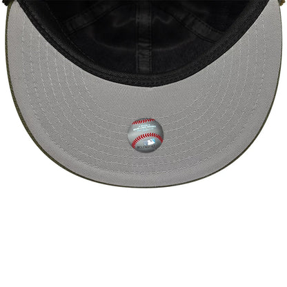This is a Boston Red Sox MLB Camo Open Green Retro Crown 59FIFTY Fitted Cap 3