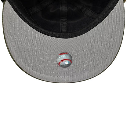 This is a Boston Red Sox MLB Camo Open Green Retro Crown 59FIFTY Fitted Cap 3