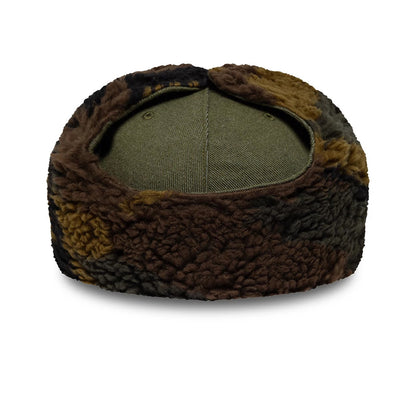This is a Atlanta Braves MLB Camo Open Green Retro Crown 59FIFTY Fitted Cap 6