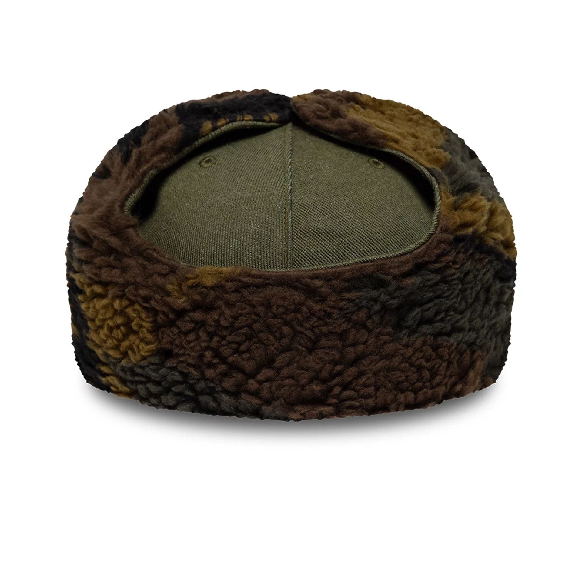 This is a Atlanta Braves MLB Camo Open Green Retro Crown 59FIFTY Fitted Cap 6