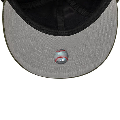 This is a Atlanta Braves MLB Camo Open Green Retro Crown 59FIFTY Fitted Cap 3