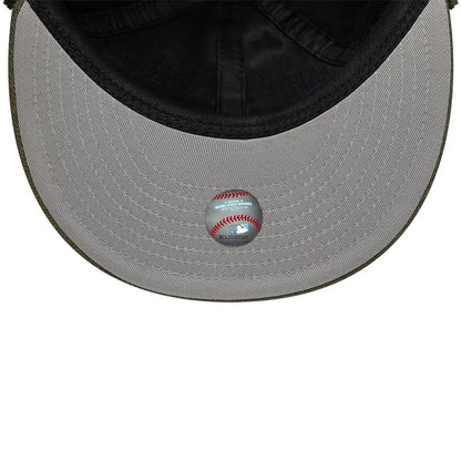 This is a Atlanta Braves MLB Camo Open Green Retro Crown 59FIFTY Fitted Cap 3