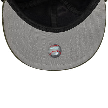 This is a Atlanta Braves MLB Camo Open Green Retro Crown 59FIFTY Fitted Cap 3