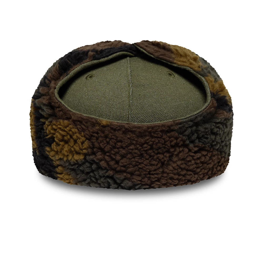 This is a Athletics MLB Camo Open Green Retro Crown Dogear 59FIFTY Fitted Cap 6