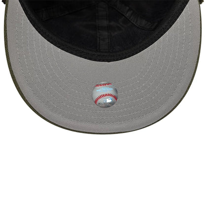 This is a Athletics MLB Camo Open Green Retro Crown 59FIFTY Fitted Cap 3