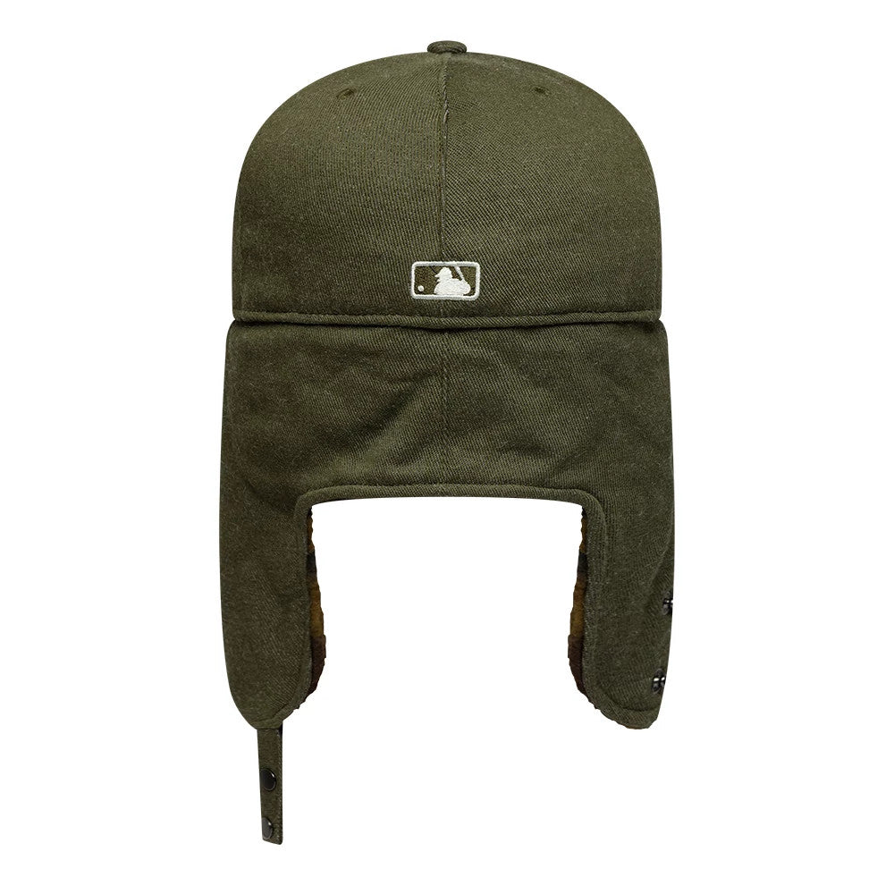 This is a Athletics MLB Camo Open Green Retro Crown Dogear 59FIFTY Fitted Cap 9