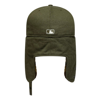 This is a Athletics MLB Camo Open Green Retro Crown Dogear 59FIFTY Fitted Cap 9