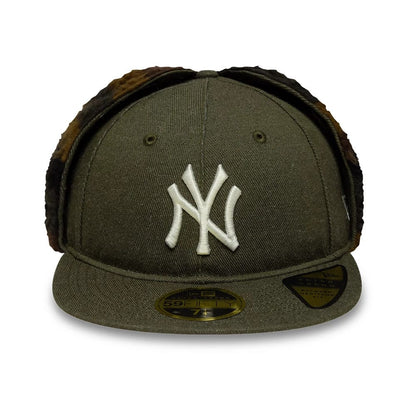 This is a New York Yankees MLB Camo Open Green Retro Crown 59FIFTY Fitted Cap 4