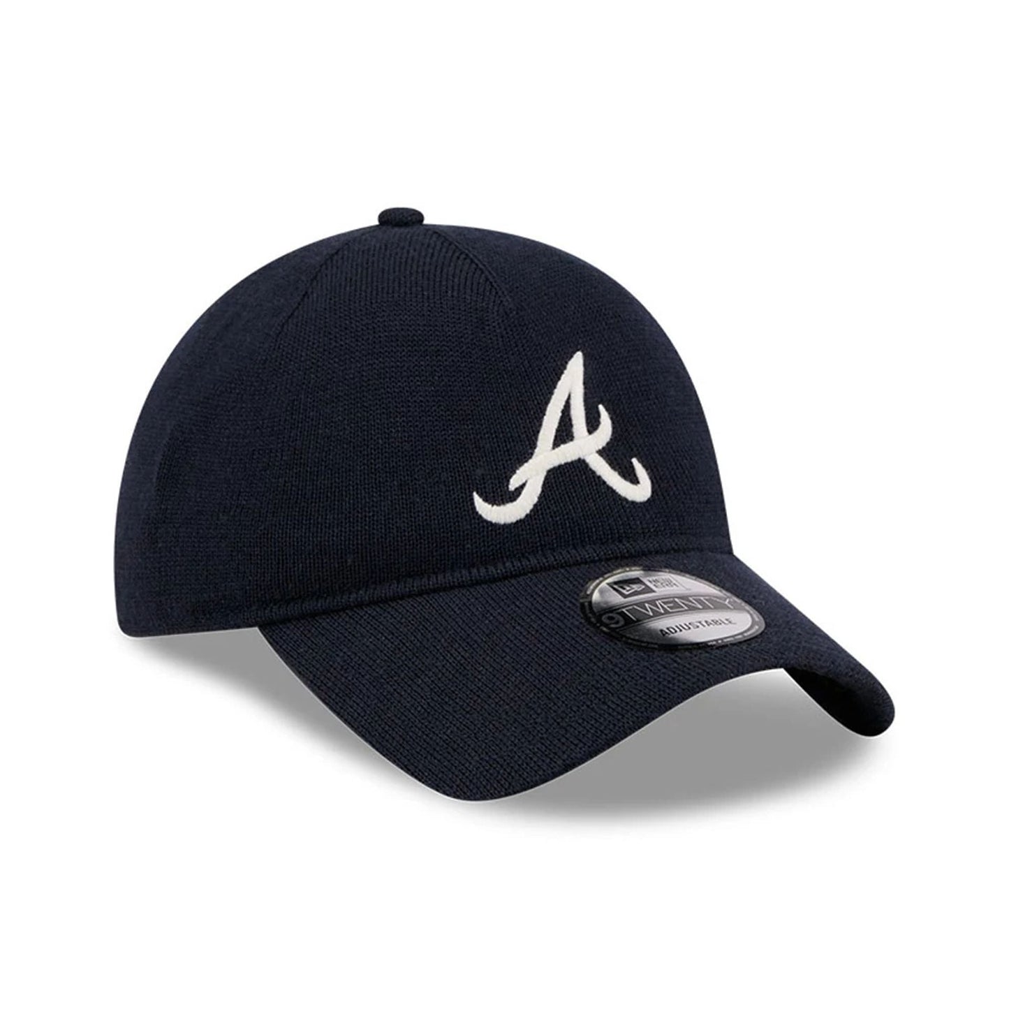This is a Atlanta Braves MLB Merino Wool Navy 9TWENTY Adjustable Cap 3
