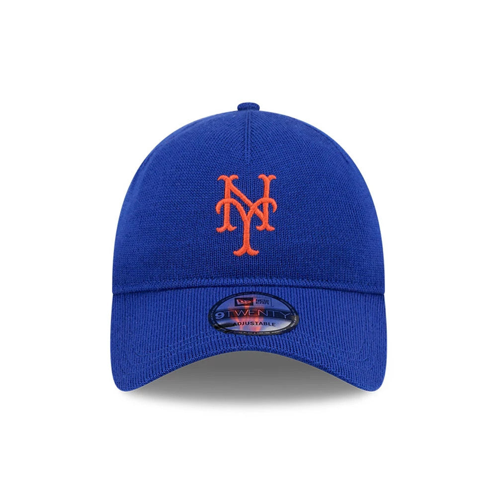 This is a New York Mets MLB Merino Wool Blue 9TWENTY Adjustable Cap 2