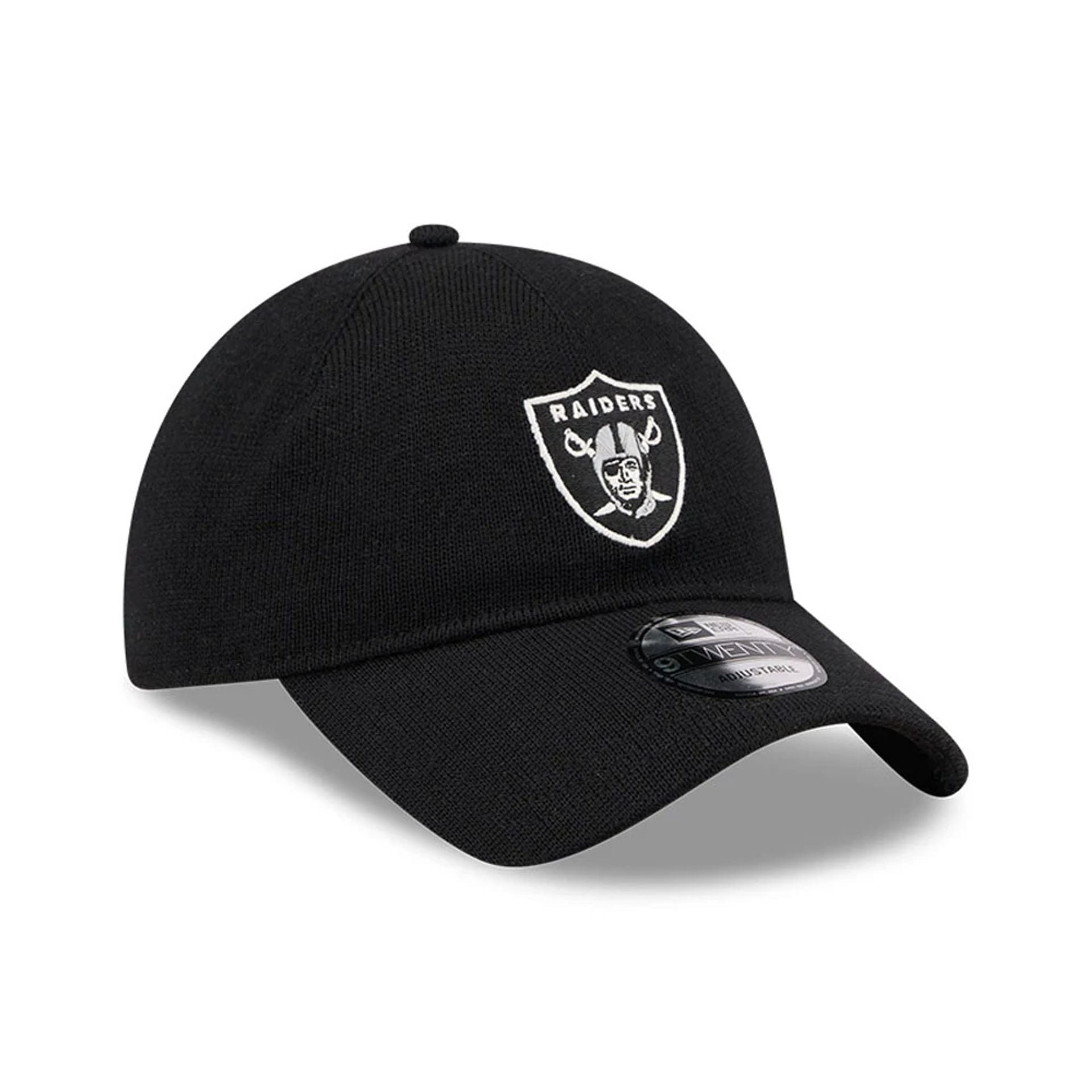 This is a Las Vegas Raiders NFL Merino Wool Black 9TWENTY Adjustable Cap 3