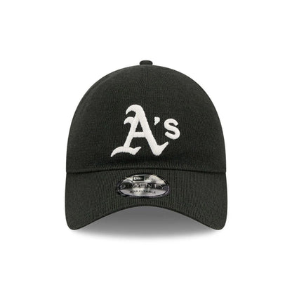 This is a Athletics MLB Merino Wool Dark Green 9TWENTY Adjustable Cap 2
