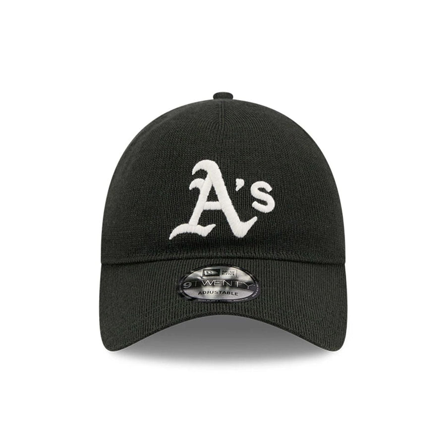 This is a Athletics MLB Merino Wool Dark Green 9TWENTY Adjustable Cap 2