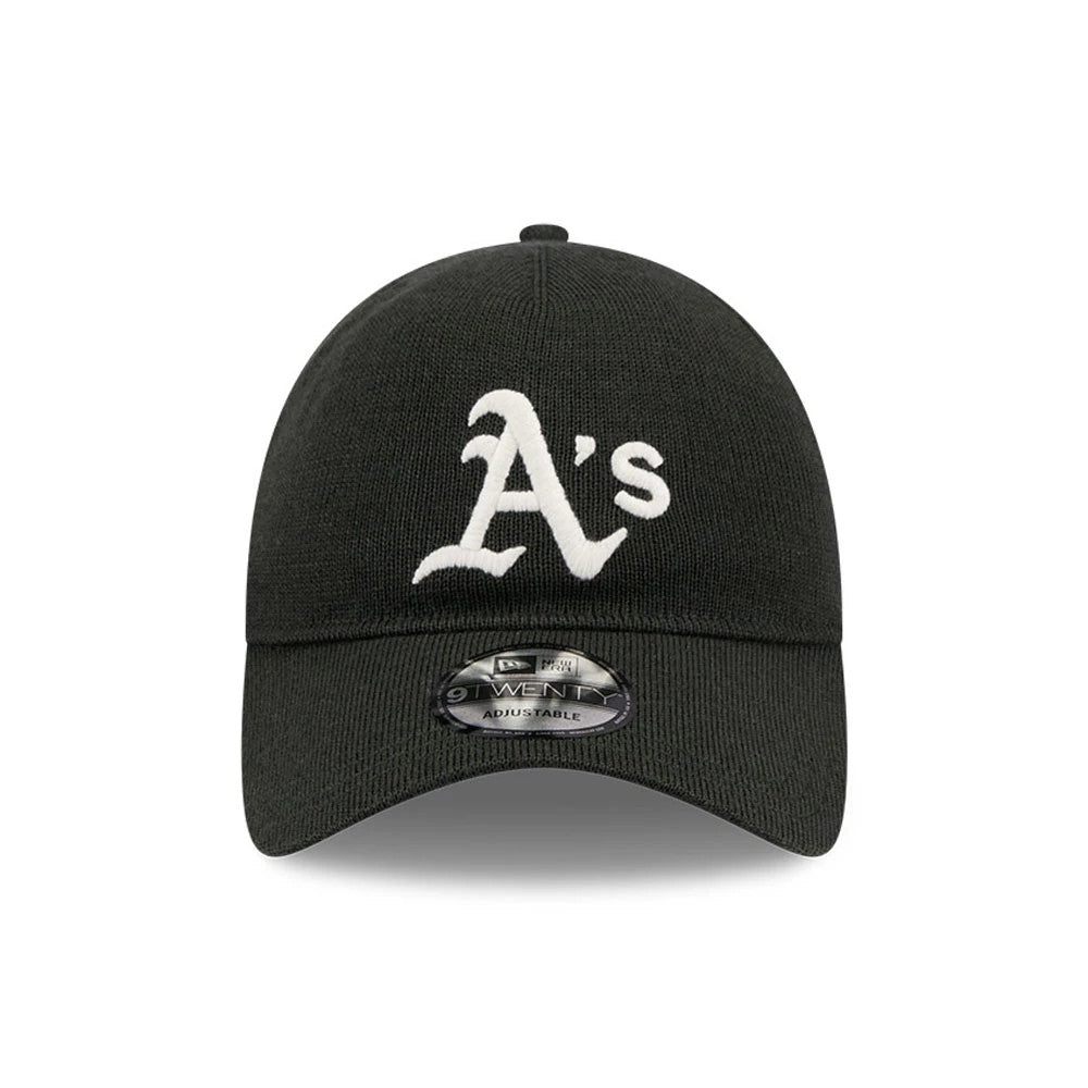 This is a Athletics MLB Merino Wool Dark Green 9TWENTY Adjustable Cap 2