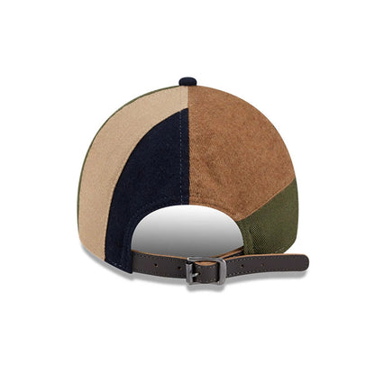 This is a Boston Red Sox MLB Patchwork Open Brown 9TWENTY Adjustable Cap 2