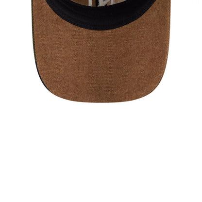 This is a New York Yankees MLB Patchwork Open Brown 9TWENTY Adjustable Cap 7