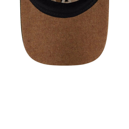 This is a Athletics MLB Patchwork Open Brown 9TWENTY Adjustable Cap 7