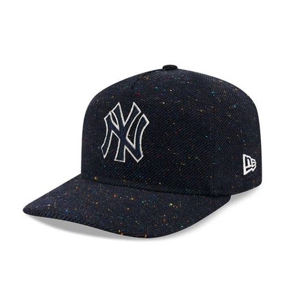 This is a New York Yankees MLB Speckled Wool Navy 19TWENTY Adjustable Cap 1
