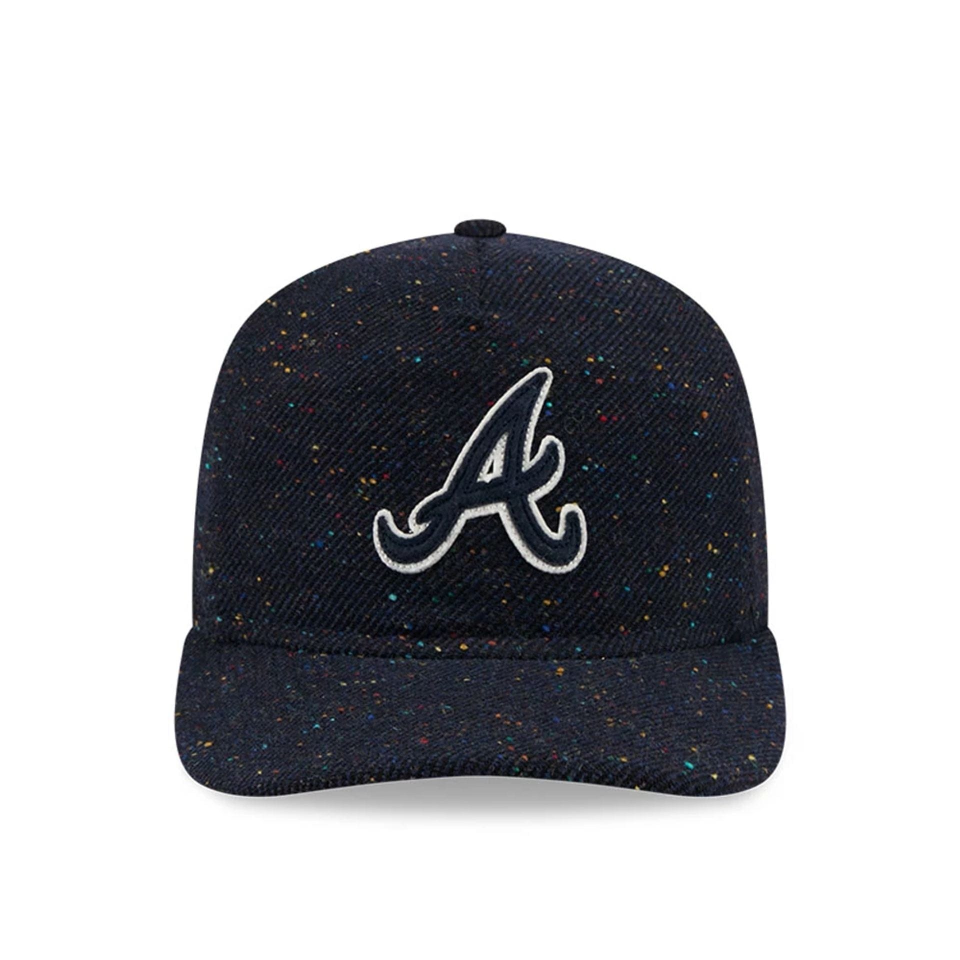 This is a Atlanta Braves MLB Speckled Wool Navy 19TWENTY Adjustable Cap 4