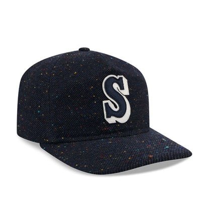 This is a Seattle Mariners MLB Speckled Wool Navy 19TWENTY Adjustable Cap 5
