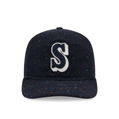 This is a Seattle Mariners MLB Speckled Wool Navy 19TWENTY Adjustable Cap 4
