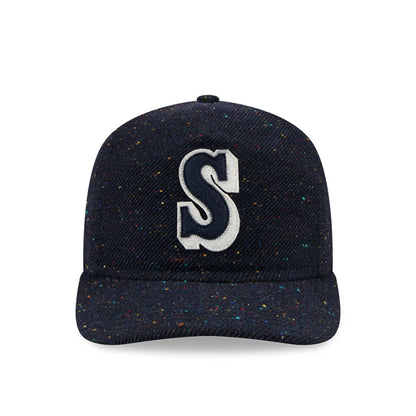 This is a Seattle Mariners MLB Speckled Wool Navy 19TWENTY Adjustable Cap 4