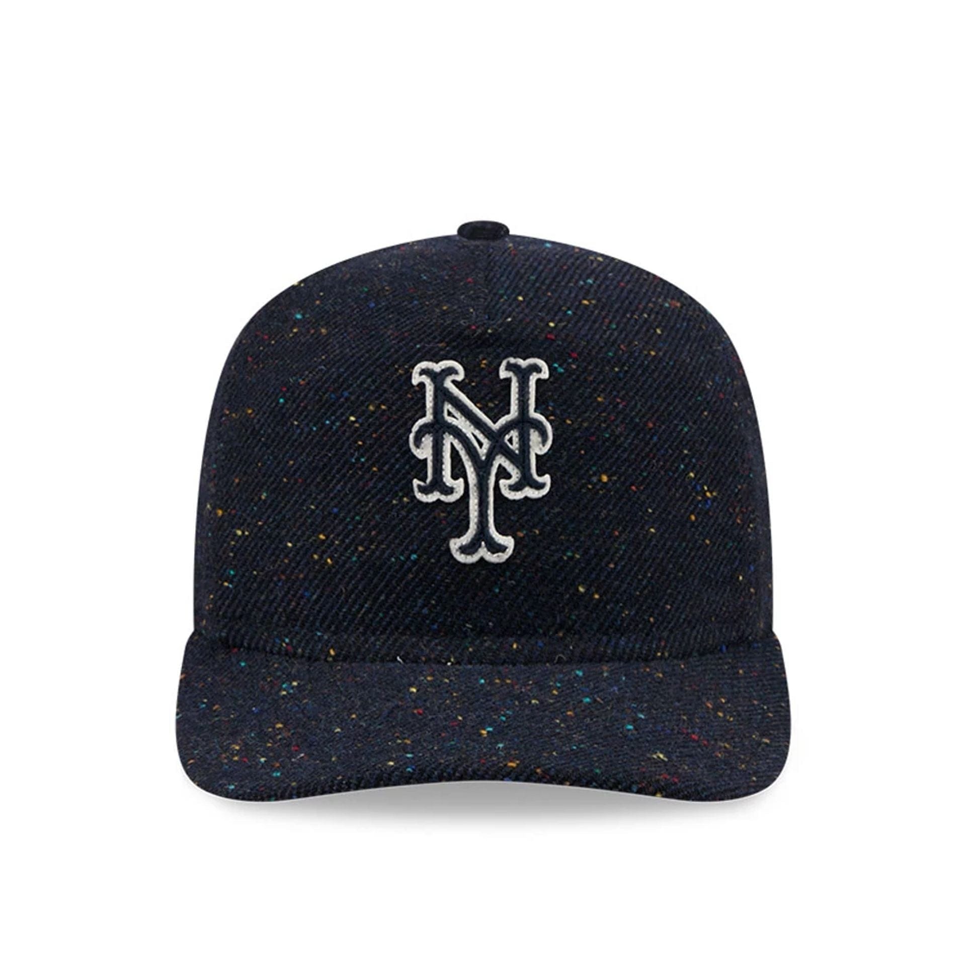 This is a New York Mets MLB Speckled Wool Navy 19TWENTY Adjustable Cap 4