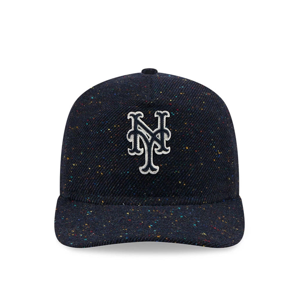 This is a New York Mets MLB Speckled Wool Navy 19TWENTY Adjustable Cap 4