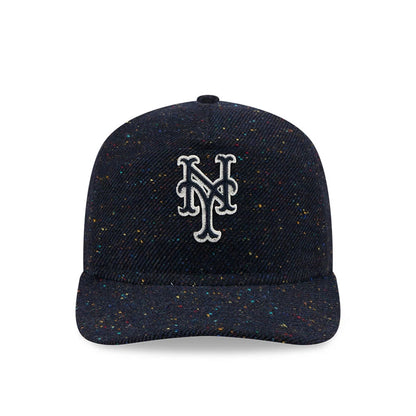 This is a New York Mets MLB Speckled Wool Navy 19TWENTY Adjustable Cap 4