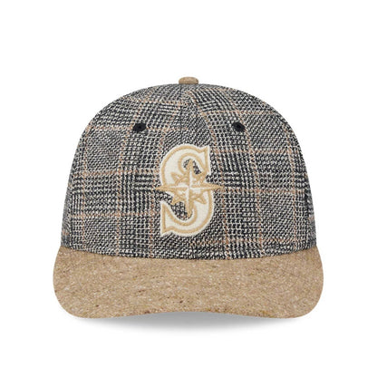 This is a Seattle Mariners MLB Vintage Tweed Open Blue Retro Crown 59FIFTY Fitted Cap 4