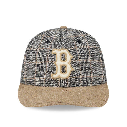 This is a Boston Red Sox MLB Vintage Tweed Open Blue Retro Crown 59FIFTY Fitted Cap 4