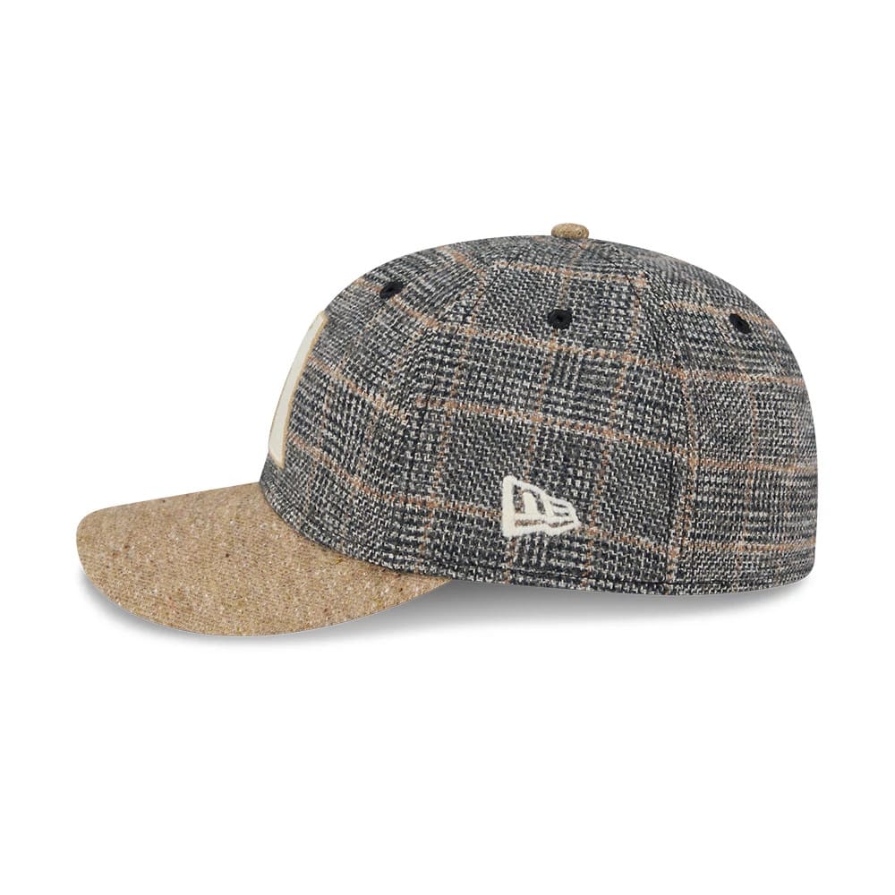 This is a Arizona Diamondbacks MLB Vintage Tweed Open Blue Retro Crown 59FIFTY Fitted Cap 6