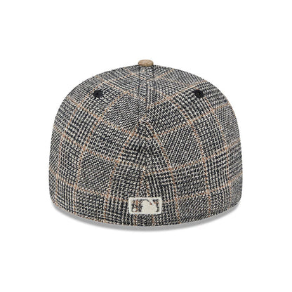 This is a Atlanta Braves MLB Vintage Tweed Open Blue Retro Crown 59FIFTY Fitted Cap 5