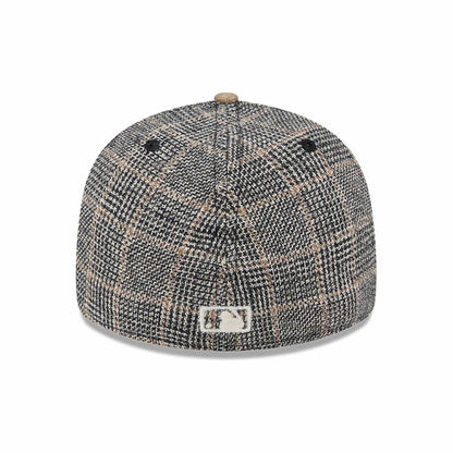 This is a Atlanta Braves MLB Vintage Tweed Open Blue Retro Crown 59FIFTY Fitted Cap 5