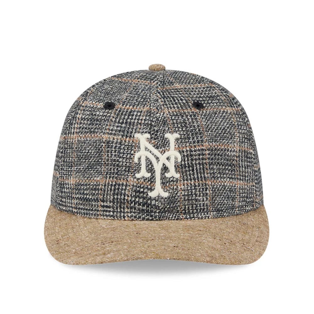 This is a New York Mets MLB Vintage Tweed Open Blue Retro Crown 59FIFTY Fitted Cap 3