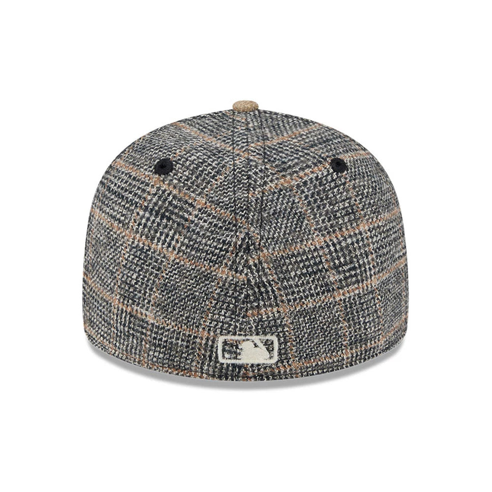 This is a New York Mets MLB Vintage Tweed Open Blue Retro Crown 59FIFTY Fitted Cap 5